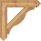 Ekena Millwork Funston Arts & Crafts Rough Sawn Bracket, Western Red Cedar, 6"W x 36"D x 36"H BKT06X36X36FST03RWR - alternate 3
